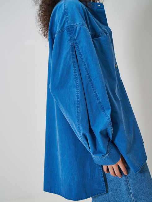 【 予約:2月上旬 】PIGMENT WASHED SHIRT /Y261-12007